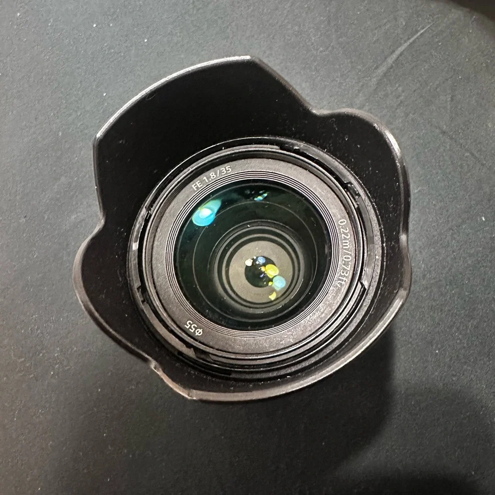 Sony Black Interchangeable Camera Lens with Focus Ring